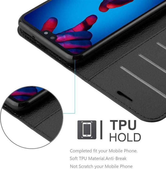 Actual product image Cadorabo Book with stand function cover (Huawei P20)