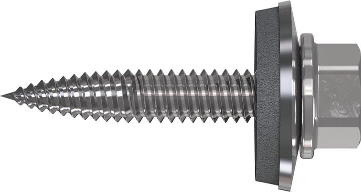 Reisser Dünnblechschrauben 6x38mm RP-T2 - Blechschrauben mit Dichtung E16, Bimetall (100 Schrauben pro Stück)