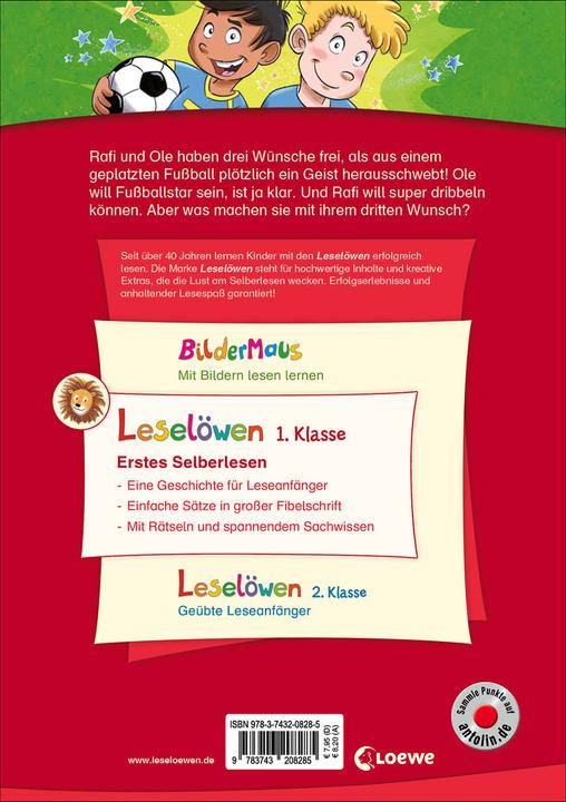 Image du produit Leselöwen 1. Klasse - Fussballstar und Dribbelkönig (Allemand, Livres de première lecture Loewe, Heidi Förster, Christian Tielmann, 2021)