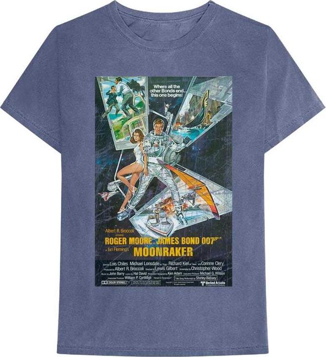 Image du produit James Bond T-shirt unisexe adulte Moonraker (XL)