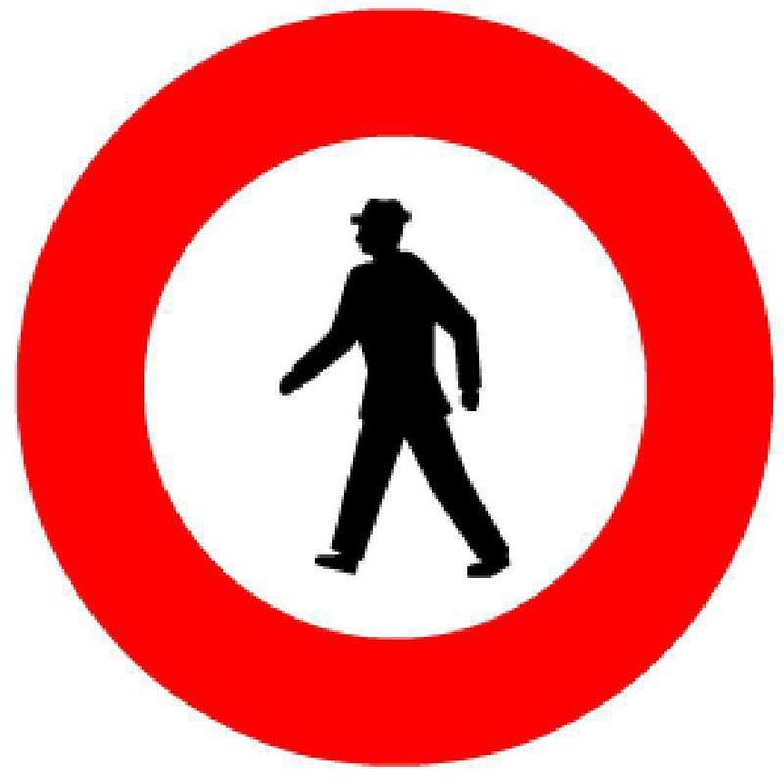 Image du produit BRW Signaux Accès interdit aux piétons 2.15