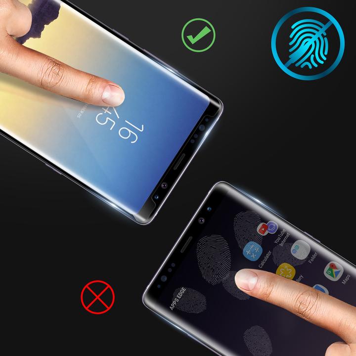 Actual product image Avizar Display protection film, case friendly protection (1 Piece, Samsung Galaxy Note 8)