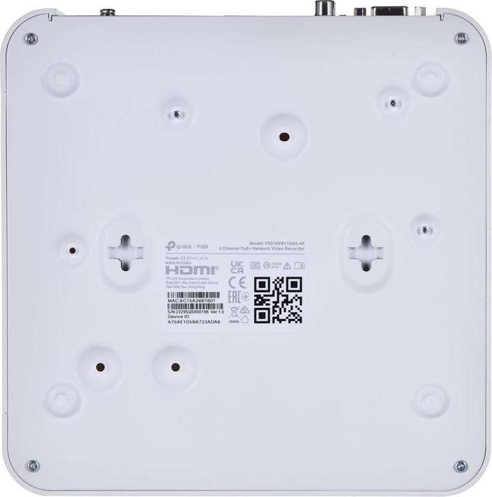 Immagine prodotto TP-Link VIDEOREGISTRATORE 4CH/VIGI NVR1104H-4P (Videoregistratore di rete (NVR))