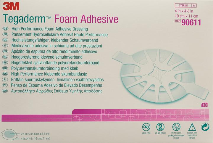 Image du produit 3M Tegaderm Foam Adhesive, ovale 5 x 7.6cm (10 x)