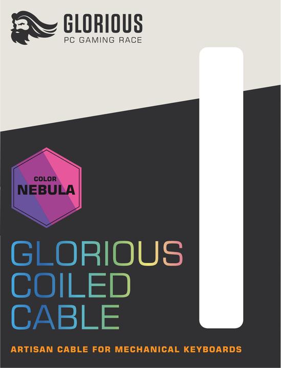 Produktbild Glorious PC Gaming Race Coiled Cable Nebula