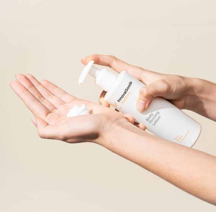 Actual product image InnovaGoods Firming body lotion Rice Joyfirm 250 ml (Body lotion, 250 ml)