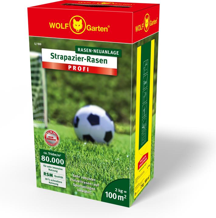 Image du produit Wolf-Garten Wolf Garten LJ100 Graines de gazon résistant (Réensemencement de la pelouse)