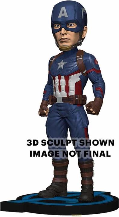 Produktbild Neca § Marvel - Avengers Endgame Head Knocker Captain America 20cm
