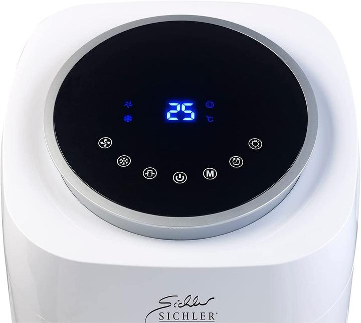 Immagine prodotto Sichler Raffreddatore d'aria 3in1, umidificatore e ionizzatore, pulsanti touch, timer, 65 W (20 m²)