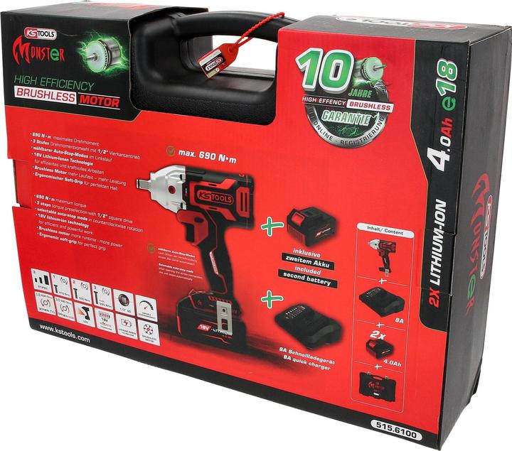 Actual product image KS Tools Emonster (Rechargeable battery operated)
