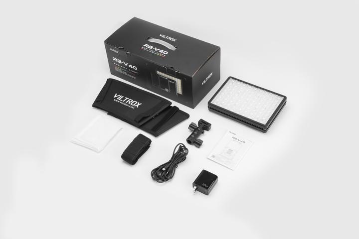 Image du produit Viltrox Éclairage vidéo RB-V40 Panneau lumineux à LED, température de couleur (Lumière vidéo)