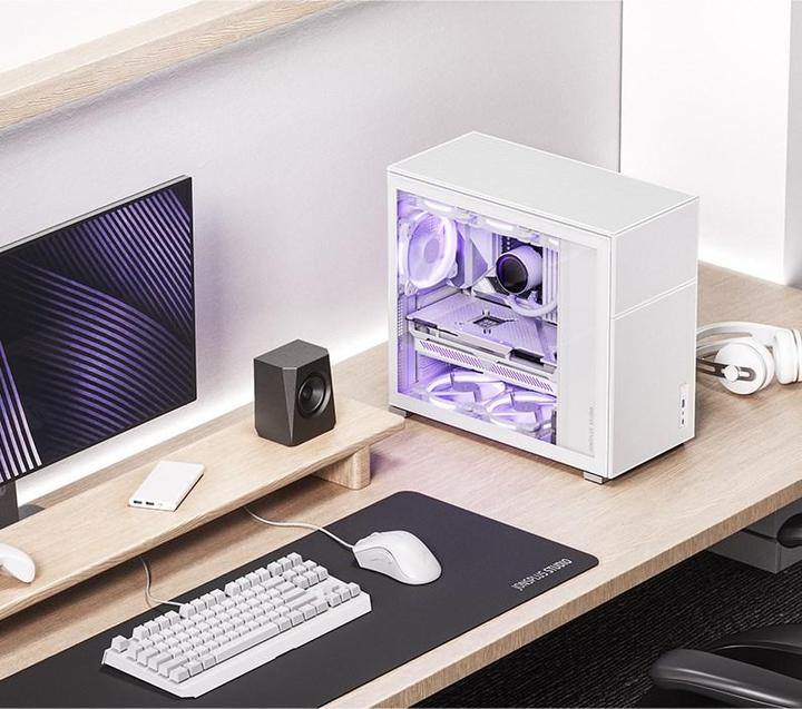 Produktbild Jonsbo D41 MESH White (mATX, DTX, Mini-ITX, ATX)