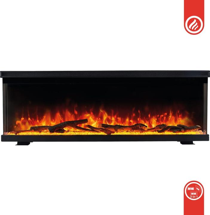 Actual product image Kaminio LEA 3-in-1 electric fireplace