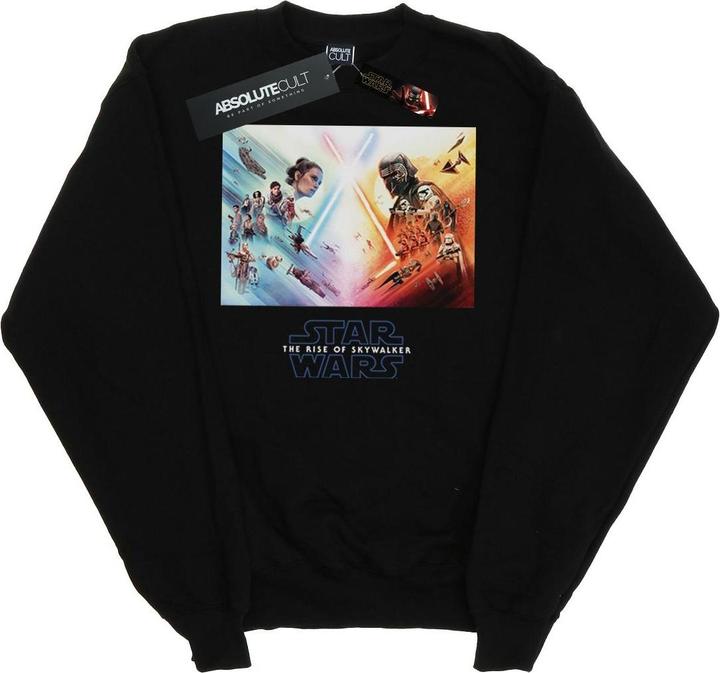 Actual product image Star Wars Boys The Rise Of Skywalker Battle Poster Sweatshirt (104)