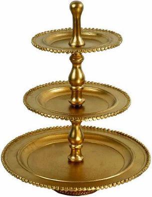 Immagine prodotto Werner Voss Etagere 3 pezzi Rava, oro