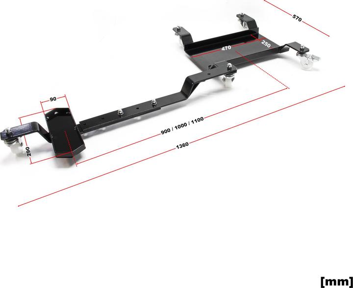 Produktbild Wiltec Motorrad Rangierhilfe