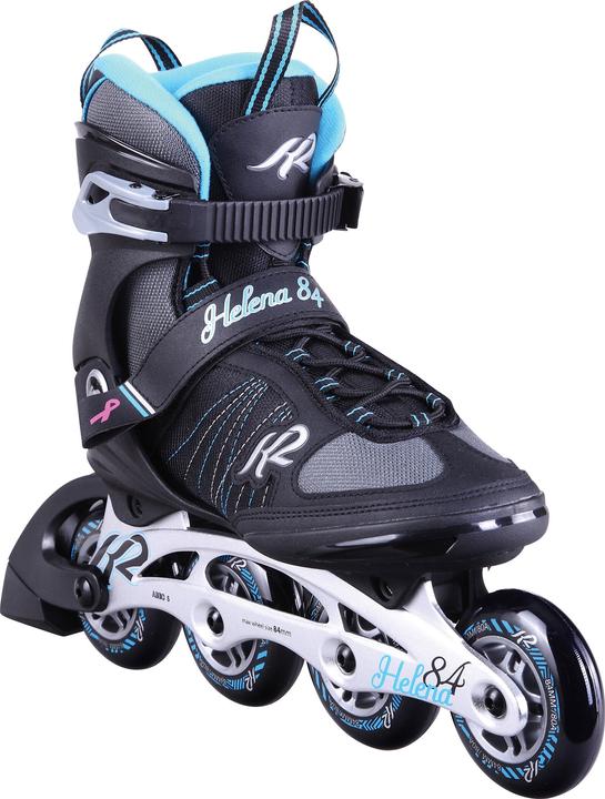 K2 Inline Skates HELENA 84 Für Damen Mit Softboot, Black - Blue, 30D0372, EU: 36 (UK: 3.5 / US: 6 (36)