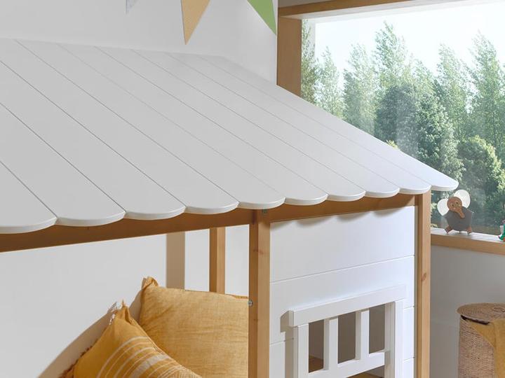 Image du produit Vipack Lit de maison avec toit (90 x 200 cm)