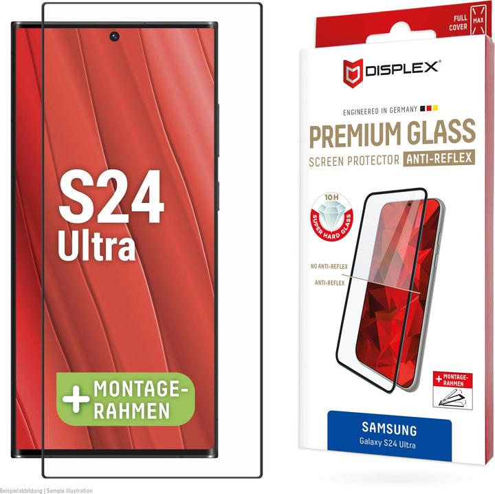 Produktbild Displex Premium Glass, Full Cover Anti-Reflex Panzerglas (1 Stück, Samsung Galaxy S24 Ultra)