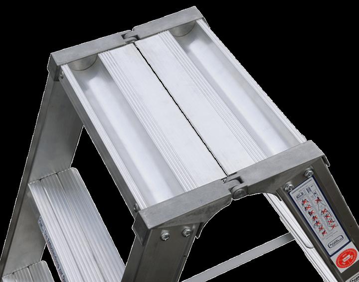 Image du produit Iller Echelle double à marches en métal léger (Échelle deux plans, 91 cm)