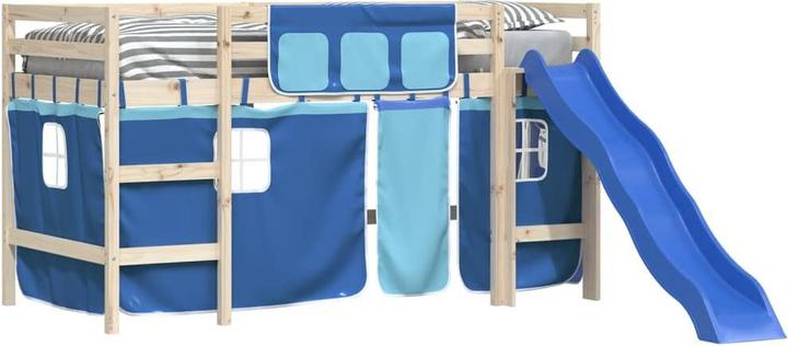 Immagine prodotto VidaXL Tende per letto a soppalco in poliestere blu,Colore: blu (100 x 75 cm, 34 x 75 cm, 60 x 75 cm, 85 x 76 cm, 80 x 43 cm)