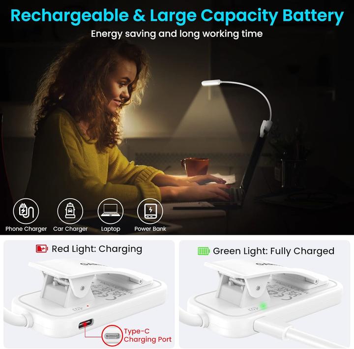 Immagine prodotto Garite Lampada da lettura LED Deluxe (11.50 cm, 60 lm)