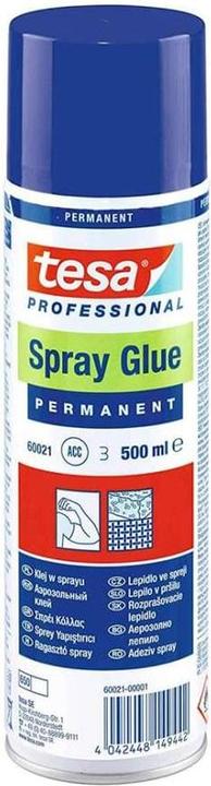 Produktbild tesa Sprühkleber PERMANENT, starker Klebstoff zum Sprühen, 300ml Dose (295 g, 300 ml)