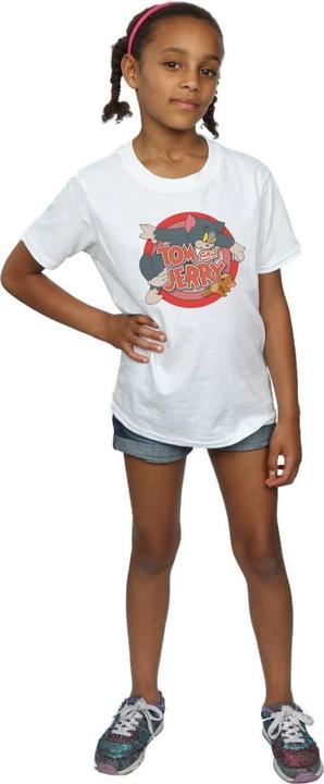 Immagine prodotto Tom & Jerry Maglietta da ragazza in cotone Catch (128)