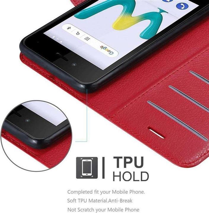 Actual product image Cadorabo Book with stand function cover (Wiko Sunny 3 Mini)