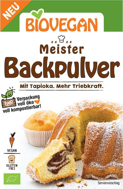 Image du produit Biovegan Meister Poudre à lever au vin pur bio (51 g)