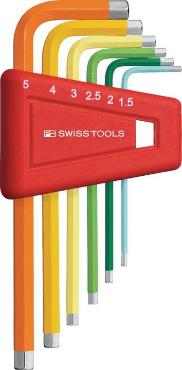 Image du produit PB Swiss Tools Innensechskantschlüsselsatz PB210H-5 RB