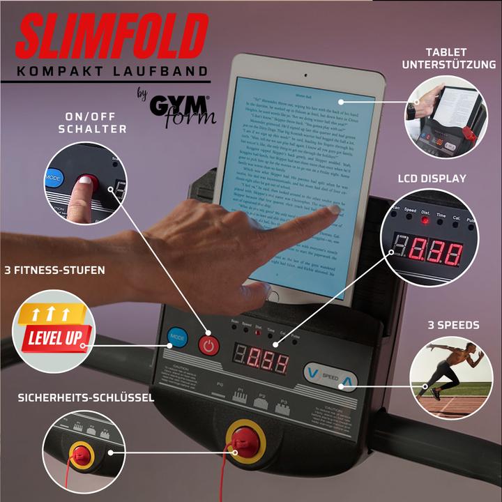 Produktbild Gymform Slim Fold Treadmill