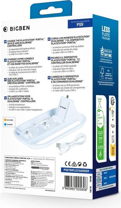 Actual product image Nacon Gaming 3-in-1 charging station (PS5)