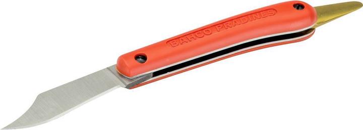 Actual product image Bahco Oculating knife, folding with plastic handle, 180 mm
