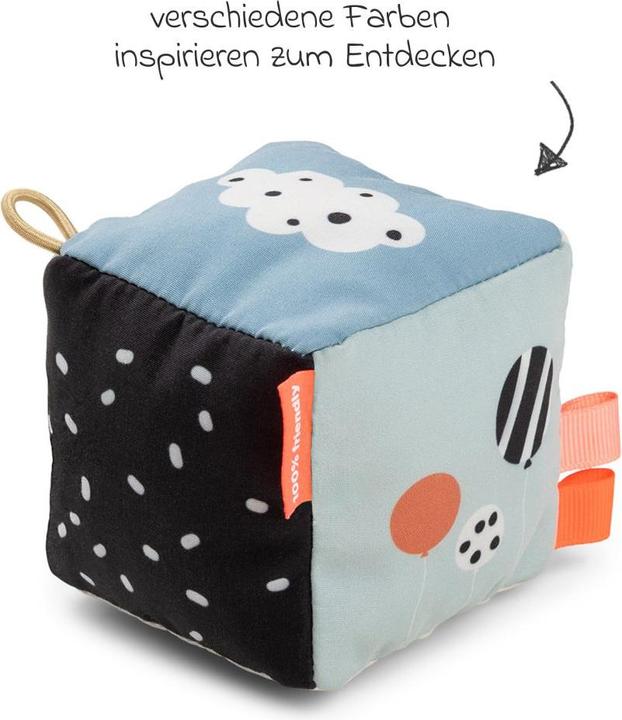 Image du produit Done by Deer Cube bébé contraste Happy clouds mélange de couleurs