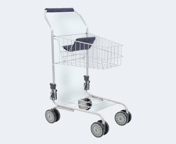 Bayer Chic 2000 760 50 Einkaufswagen aus Metall mit integriertem Puppensitz, tolle Ergänzung zum Kau