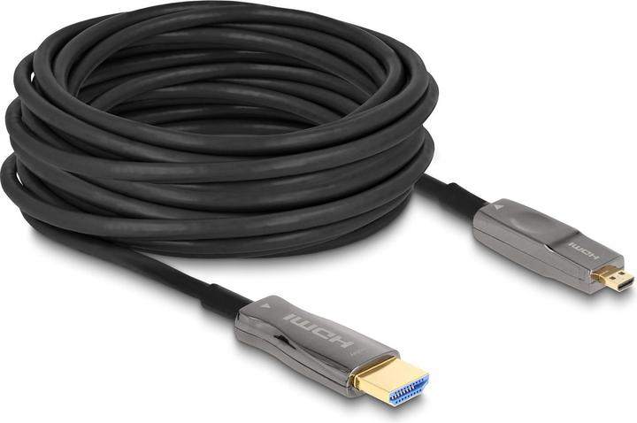 Image du produit Delock Câble optique actif 12,70cm (5") 1 HDMI 8K 60 Hz 10 m (10 m, HDMI)
