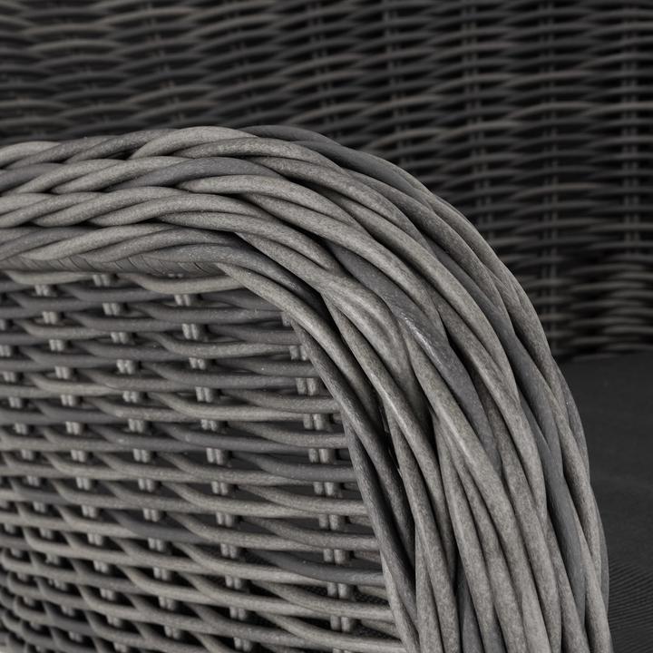 Actual product image tectake Rattan Rocking Chair Rovigo 150kg