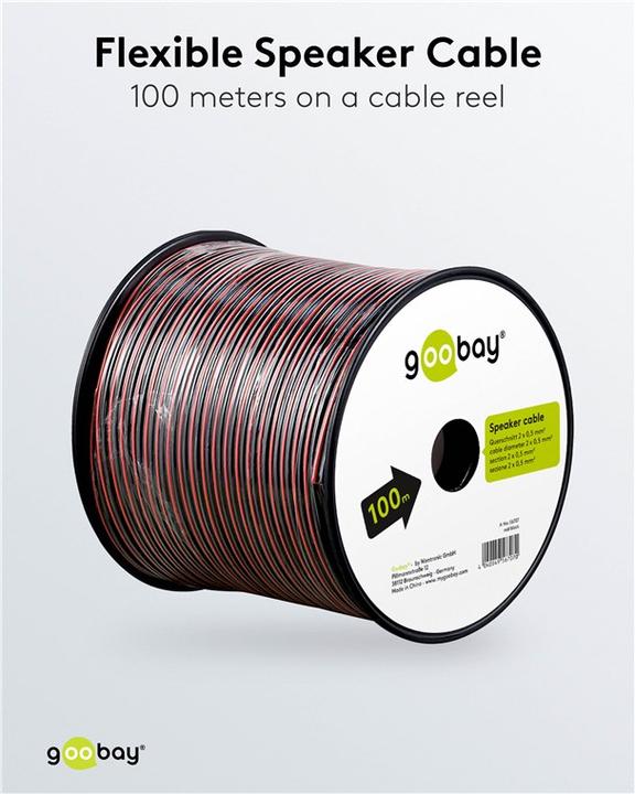 Actual product image Goobay 56707 CCA (100 m, 0.50 mm²)