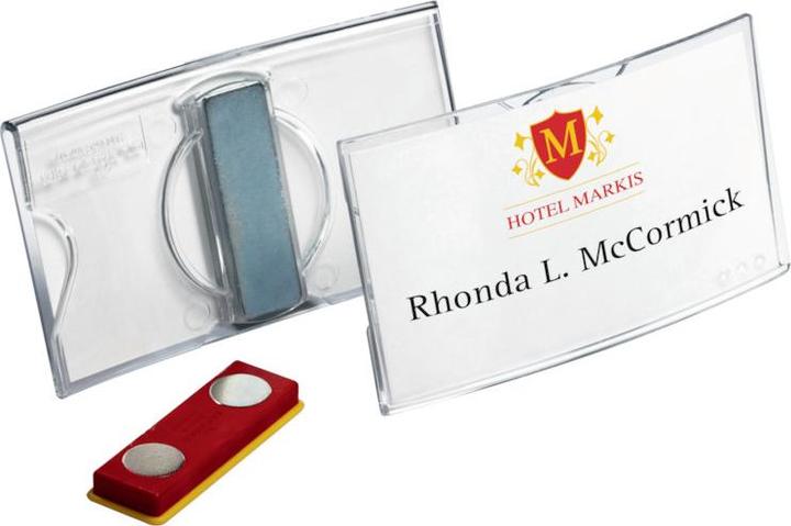 Image du produit Durable Badge nominatif avec aimant