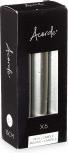 Actual product image Acorde set 6 silver candles 15 cm 6 hours (6 pcs.)