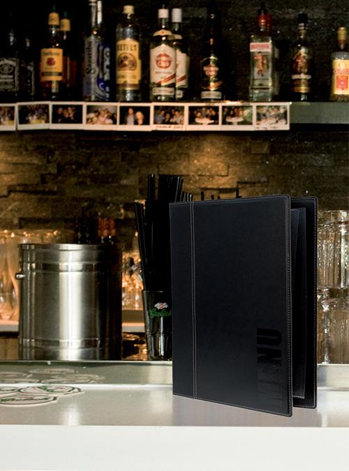 Actual product image Securit Menu card folder TRENDY, A4, black