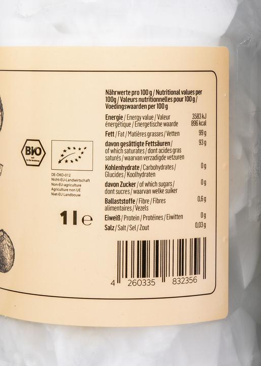 Image du produit KoRo Huile de coco (1000 ml)