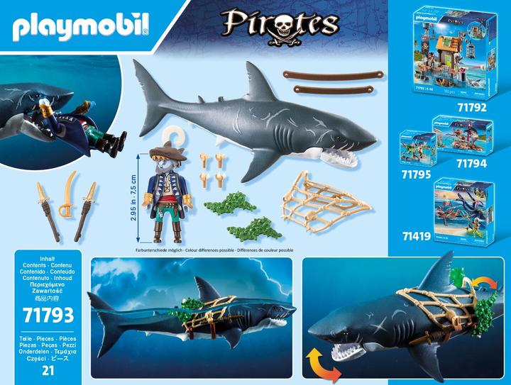 Image du produit Playmobil Requin pèlerin (71793, Playmobil Pirates)