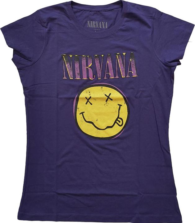 Immagine prodotto Nirvana Xerox Smiley Rosa (Donna) (M)