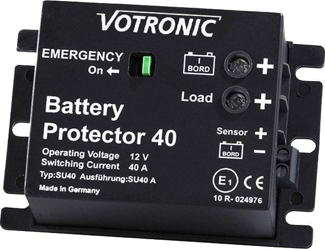 Immagine prodotto Votronic 3075 Battery Protector 40A 12V monitor della batteria protezione da sovratensione