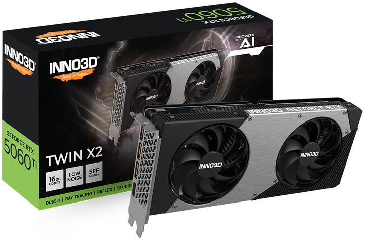 Actual product image Inno3D GeForce RTX 5060 Ti Twin X2 (16 GB)