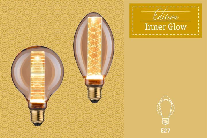Image du produit Paulmann Source de lumière GLOW G95 E27 (E27, 4 W, 200 lm, 1 x, A)