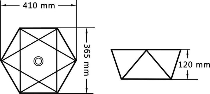Actual product image VidaXL Brina (410 mm, 365 mm)