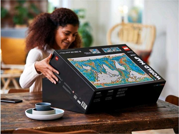 Immagine prodotto LEGO Mappa del mondo (31203, LEGO Art, Set LEGO rari)